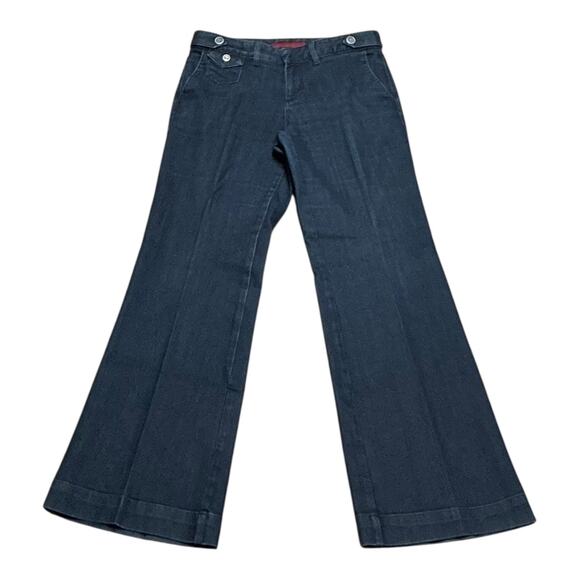 Banana Republic Limited Edition Dark Wash Denim Trouser Jeans 10 Petite - Picture 1 of 3